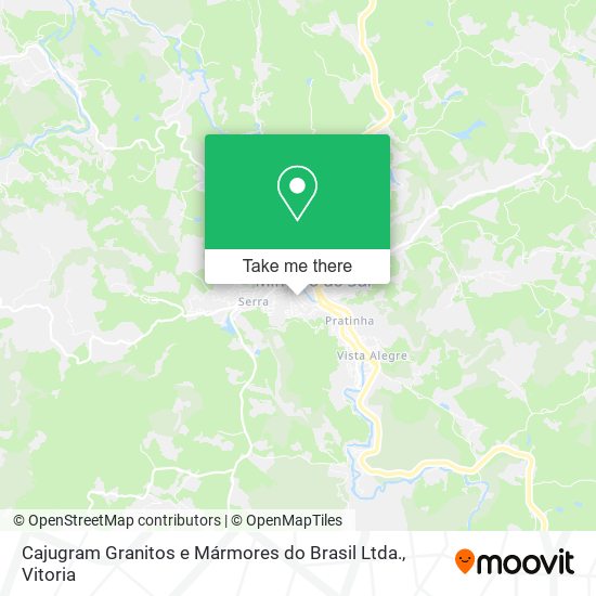 Cajugram Granitos e Mármores do Brasil Ltda. map