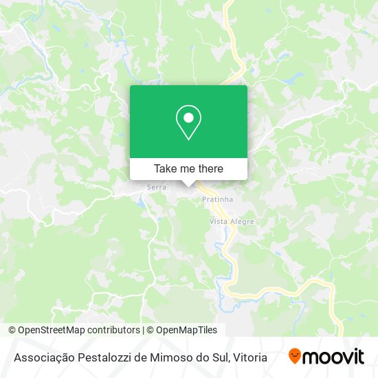 Associação Pestalozzi de Mimoso do Sul map
