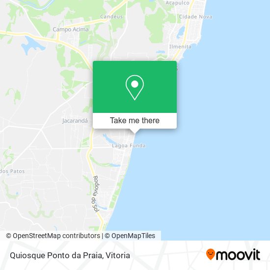 Quiosque Ponto da Praia map