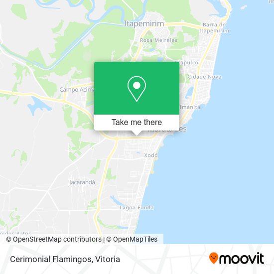 Cerimonial Flamingos map