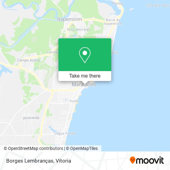 Borges Lembranças map