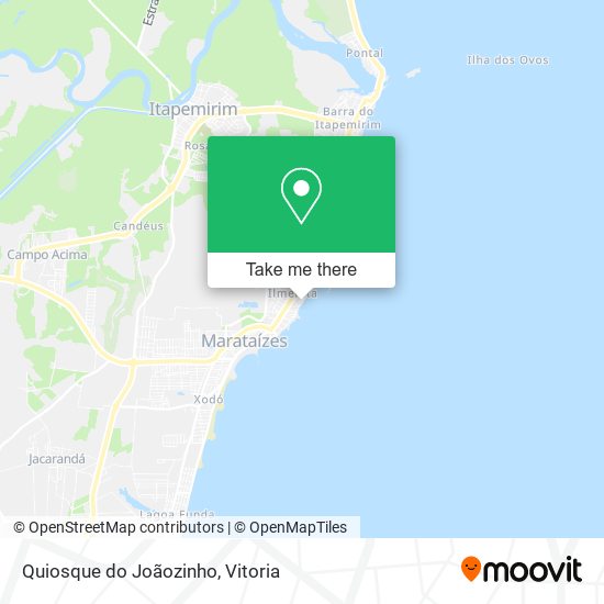 Quiosque do Joãozinho map