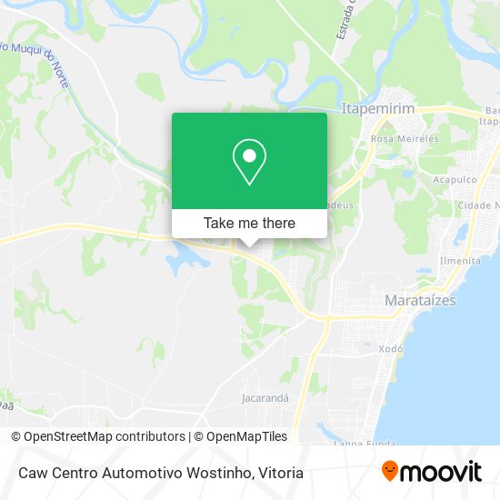 Mapa Caw Centro Automotivo Wostinho