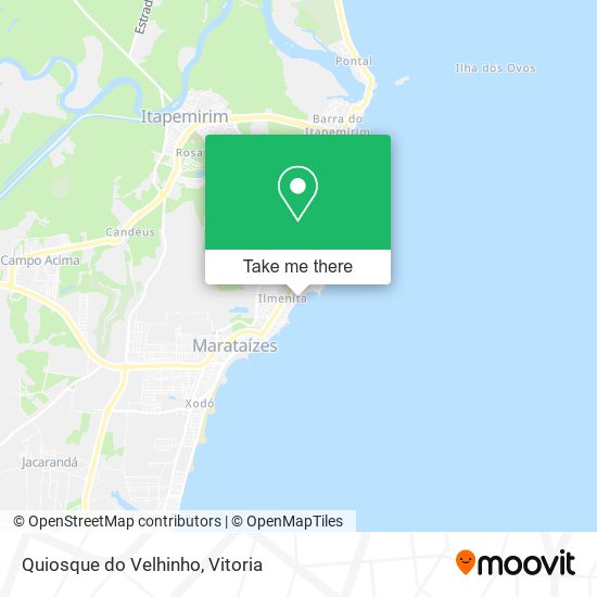 Quiosque do Velhinho map