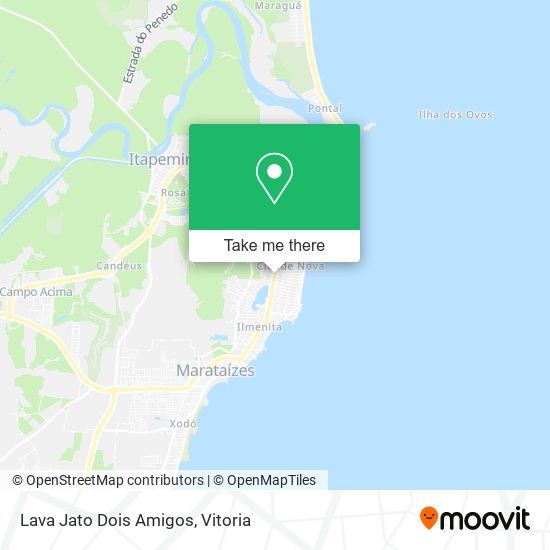 Lava Jato Dois Amigos map