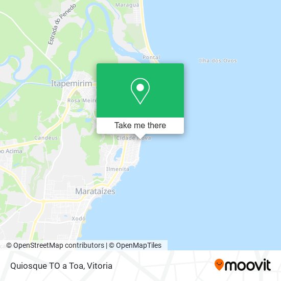 Quiosque TO a Toa map