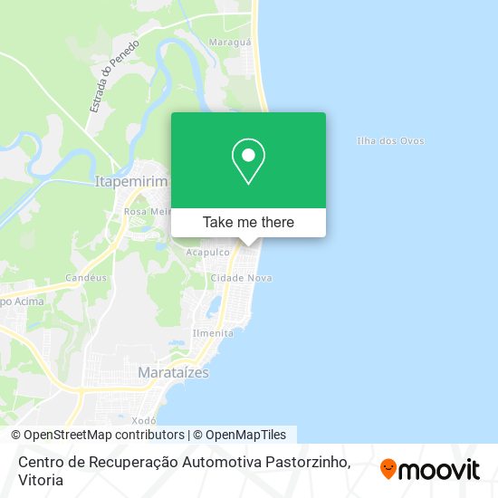 Centro de Recuperação Automotiva Pastorzinho map