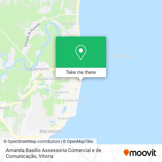 Amanda Basilio Assessoria Comercial e de Comunicação map