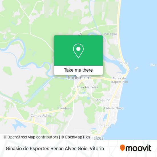 Ginásio de Esportes Renan Alves Góis map