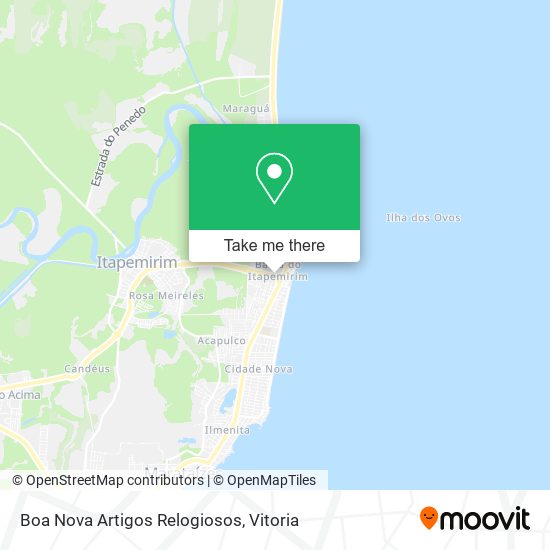 Boa Nova Artigos Relogiosos map