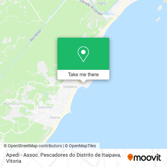 Apedi - Assoc. Pescadores do Distrito de Itaipava map