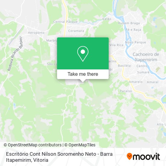 Escritório Cont Nilson Soromenho Neto - Barra Itapemirim map