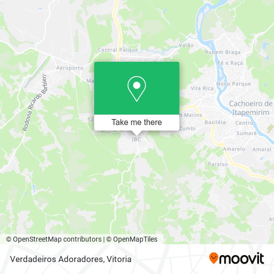Verdadeiros Adoradores map