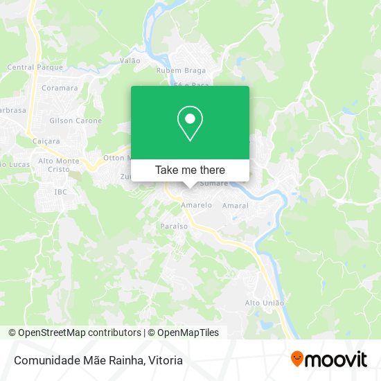 Comunidade Mãe Rainha map