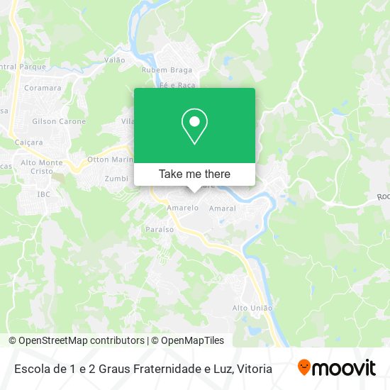 Escola de 1 e 2 Graus Fraternidade e Luz map