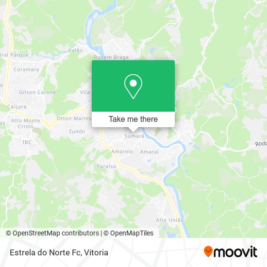 Estrela do Norte Fc map