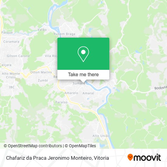 Chafariz da Praca Jeronimo Monteiro map