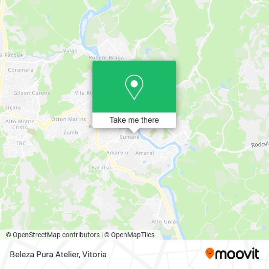 Beleza Pura Atelier map