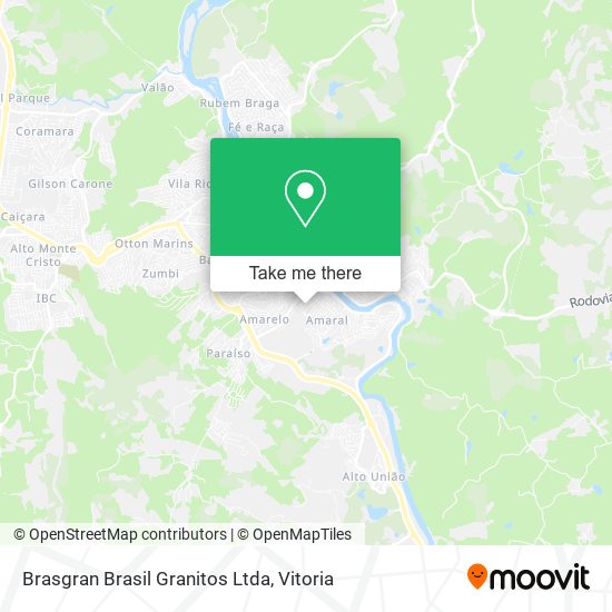 Brasgran Brasil Granitos Ltda map