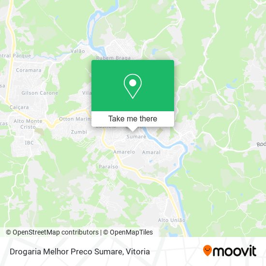 Drogaria Melhor Preco Sumare map