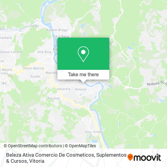 Beleza Ativa Comercio De Cosmeticos, Suplementos & Cursos map