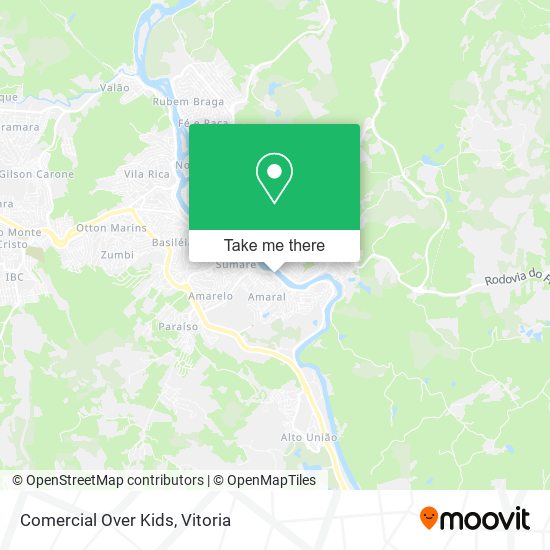 Comercial Over Kids map