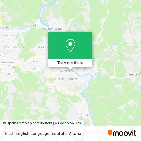 E.L.I. English Language Institute map