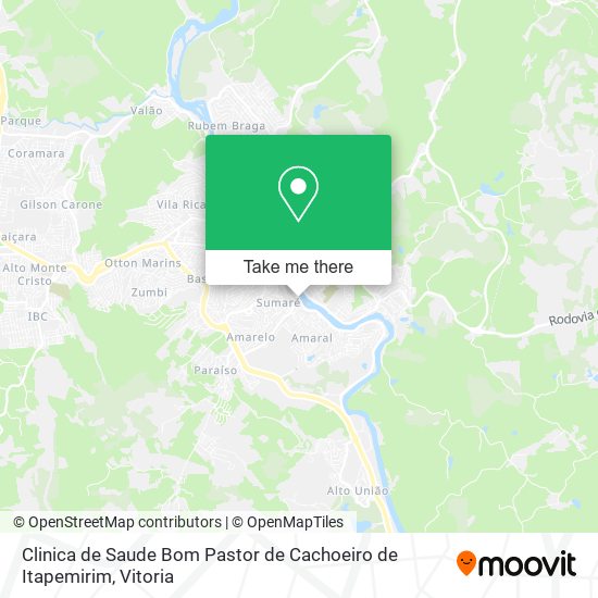 Clinica de Saude Bom Pastor de Cachoeiro de Itapemirim map