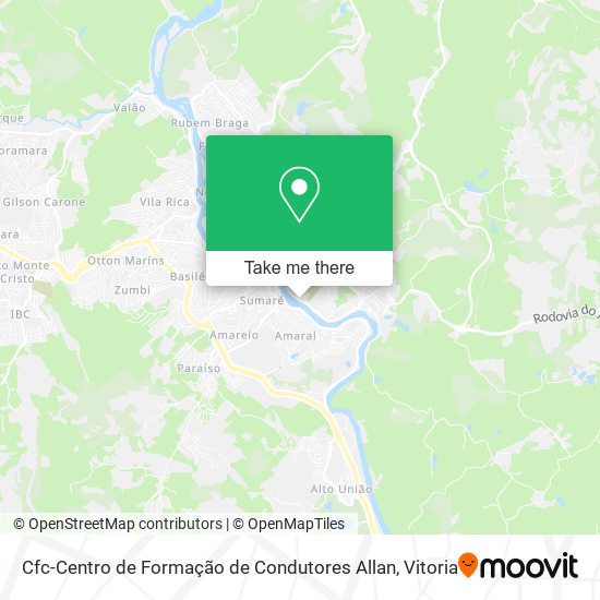 Cfc-Centro de Formação de Condutores Allan map
