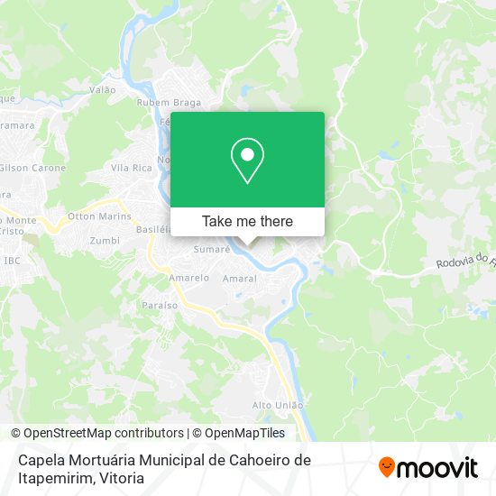 Capela Mortuária Municipal de Cahoeiro de Itapemirim map