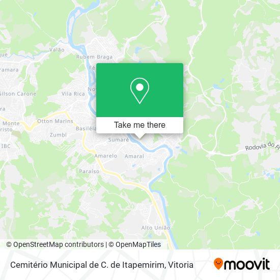 Cemitério Municipal de C. de Itapemirim map