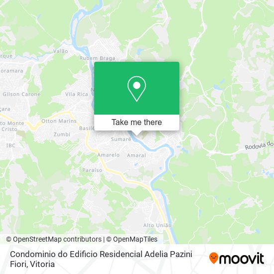 Condominio do Edificio Residencial Adelia Pazini Fiori map