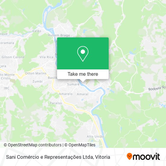 Sani Comércio e Representações Ltda map