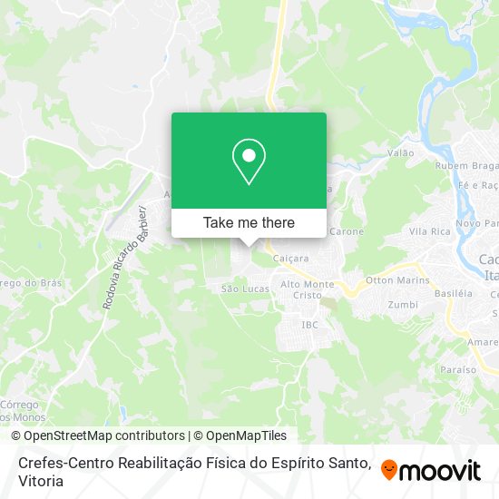 Crefes-Centro Reabilitação Física do Espírito Santo map