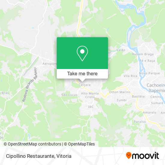 Cipollino Restaurante map