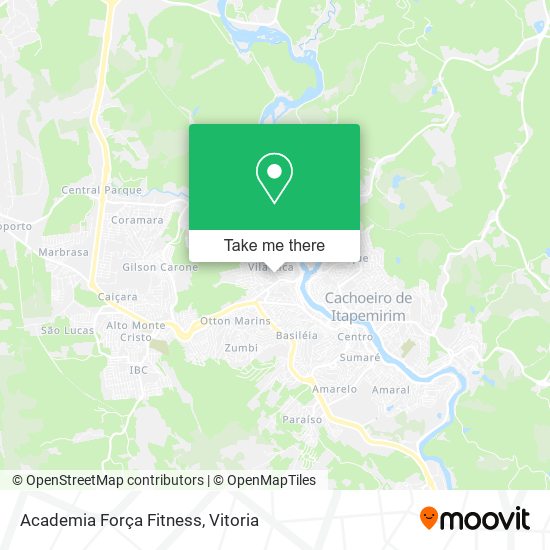 Academia Força Fitness map