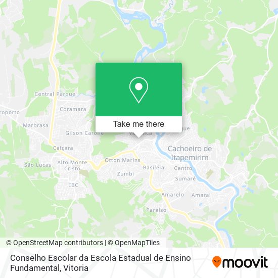 Conselho Escolar da Escola Estadual de Ensino Fundamental map