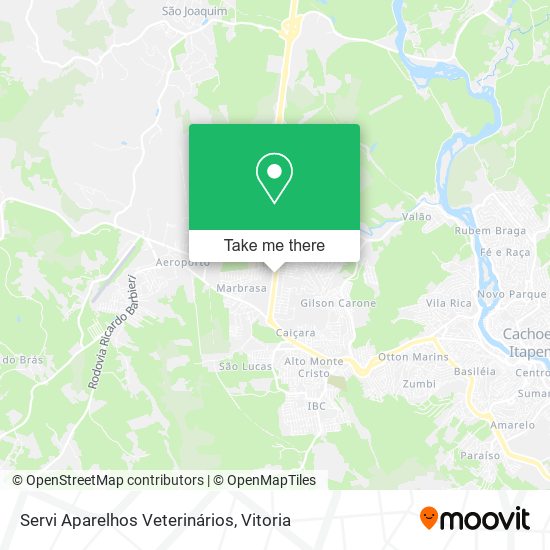 Mapa Servi Aparelhos Veterinários