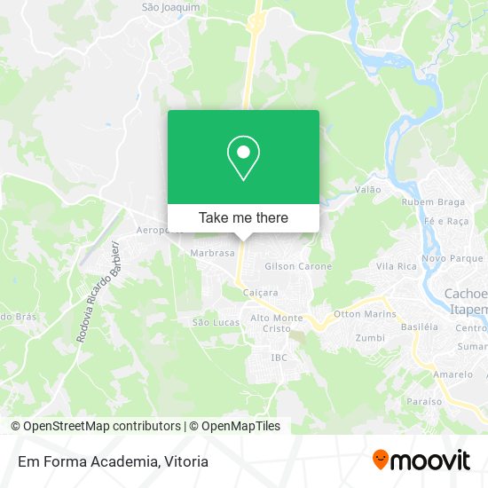 Mapa Em Forma Academia