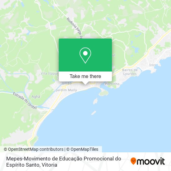 Mepes-Movimento de Educação Promocional do Espírito Santo map