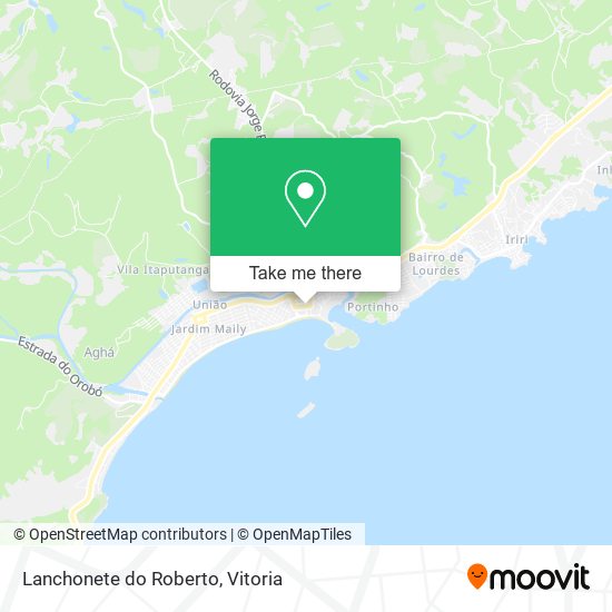 Lanchonete do Roberto map