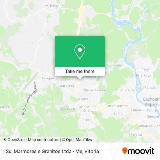 Sul Marmores e Granitos Ltda - Me map
