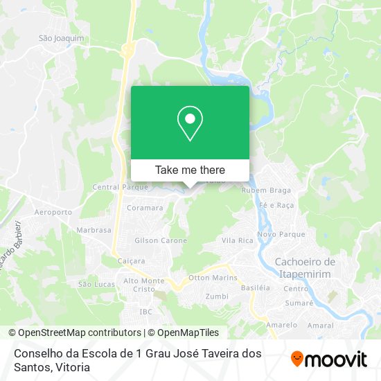 Conselho da Escola de 1 Grau José Taveira dos Santos map
