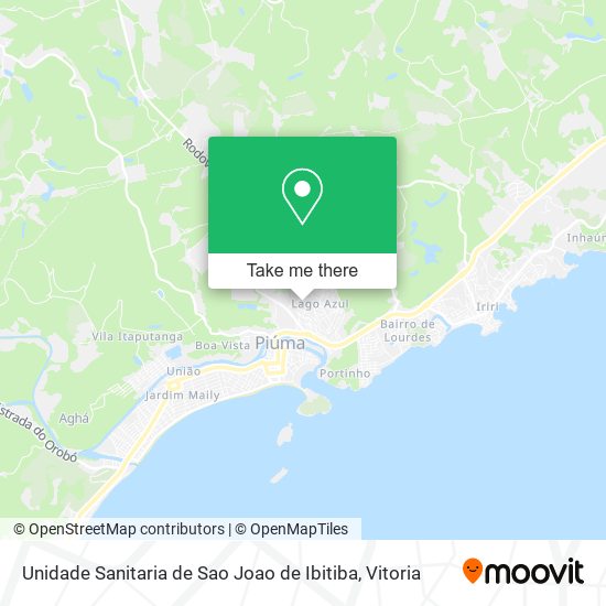 Unidade Sanitaria de Sao Joao de Ibitiba map