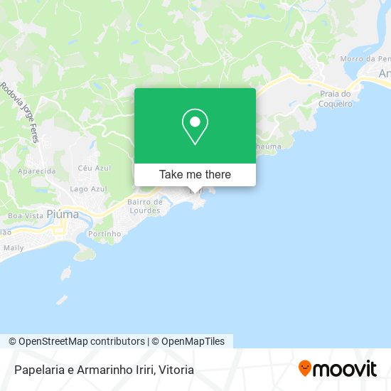 Papelaria e Armarinho Iriri map