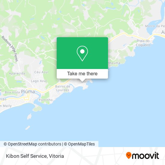 Kibon Self Service map