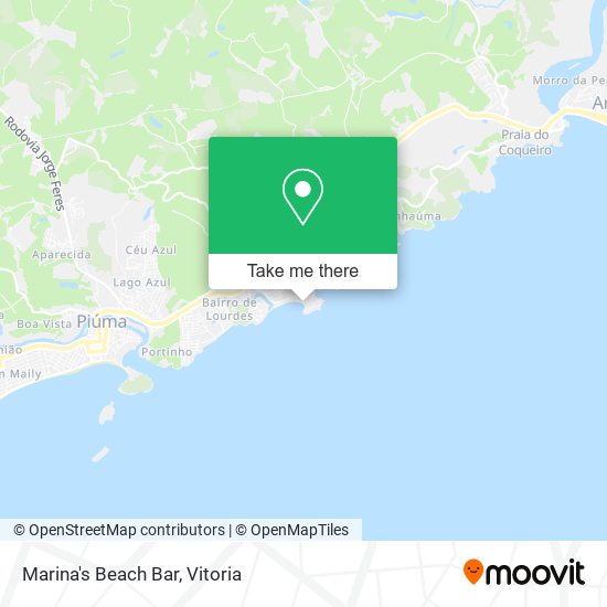 Marina's Beach Bar map