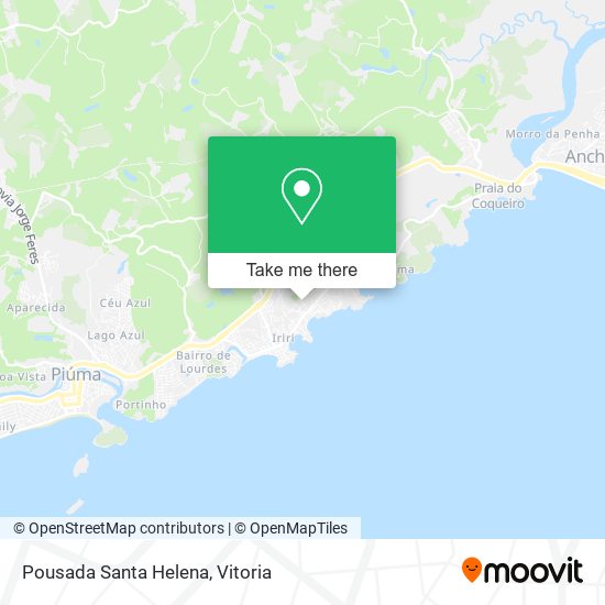 Pousada Santa Helena map