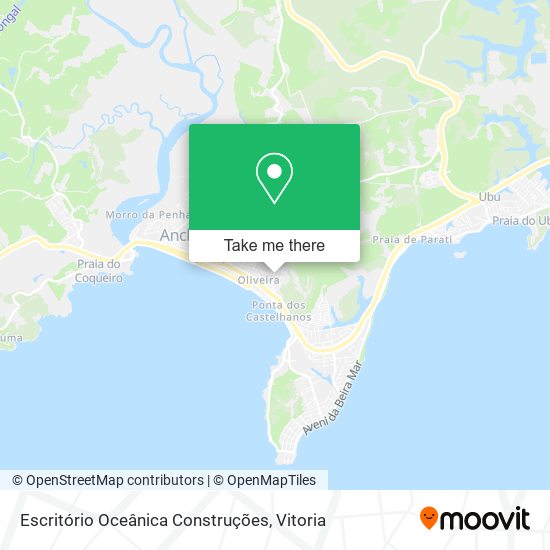 Escritório Oceânica Construções map