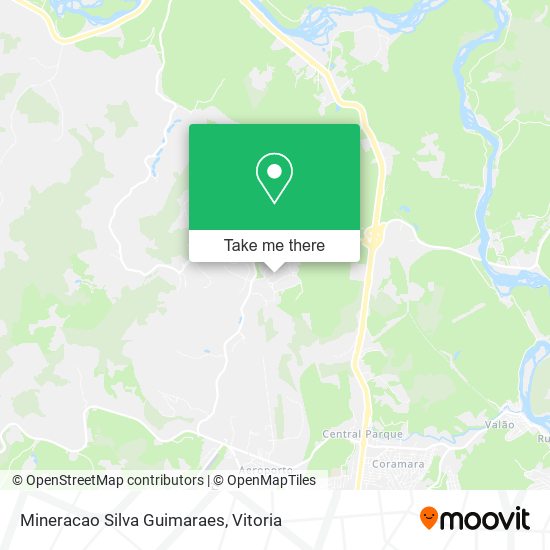 Mineracao Silva Guimaraes map